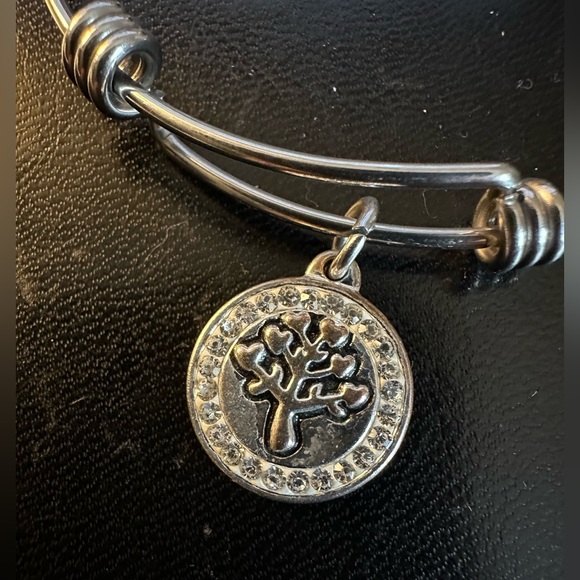 Macy’s Unwritten Silver Bangle Bracelet - Picture 2 of 7